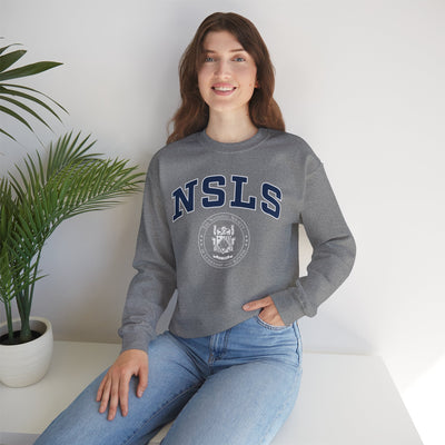 NSLS VINTAGE SEAL CREWNECK - Heather Grey