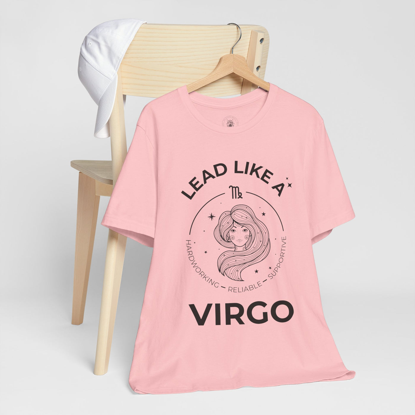 Lead Like a Virgo #2 - Black on Heather Colors