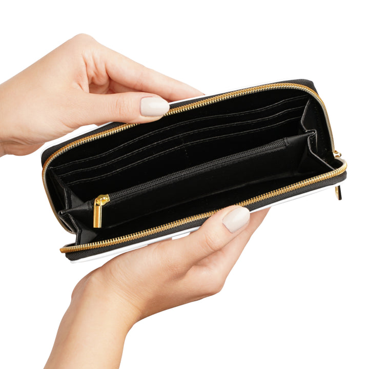 NSLS Zipper Wallet - White