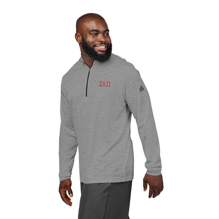 adidas® Embroidered Quarter-Zip Pullover - ΣΑΠ