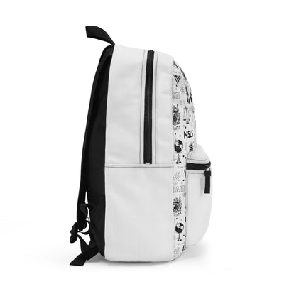 NSLS Pattern Backpack - Black on White
