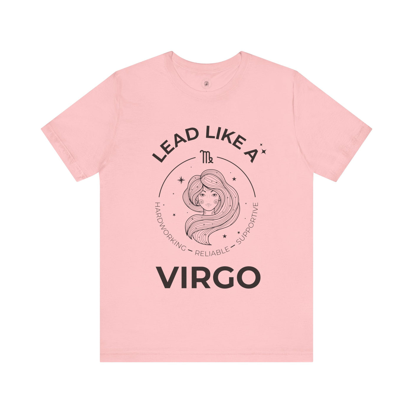 Lead Like a Virgo #2 - Black on Heather Colors