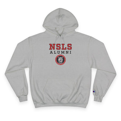 NSLS Champion Alumni Logo Stack Hoodie - Grey