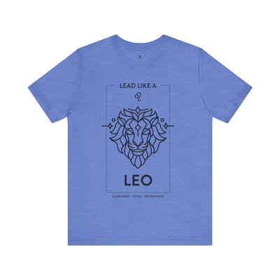 Lead Like a Leo #1 - Black on Heather Colors