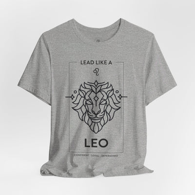 Lead Like a Leo #1 - Black on Heather Colors