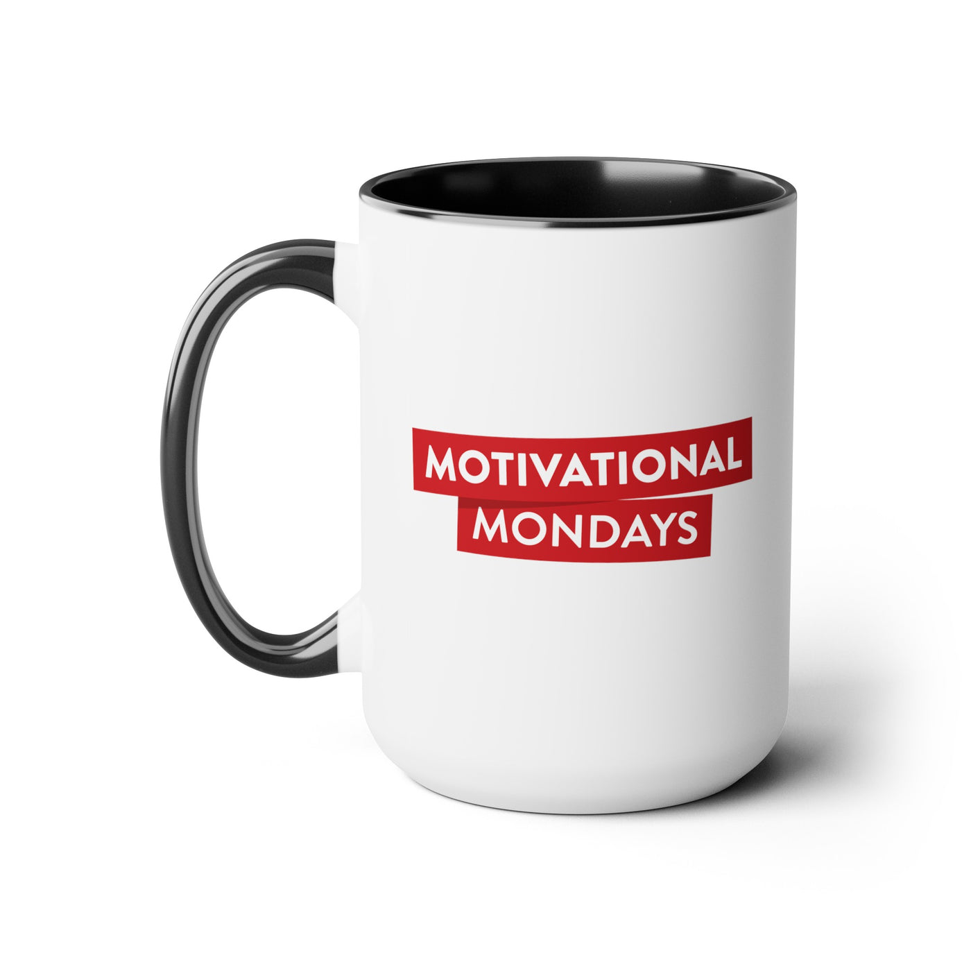 Motivational Mondays Podcast Red Logo Coffee Mug