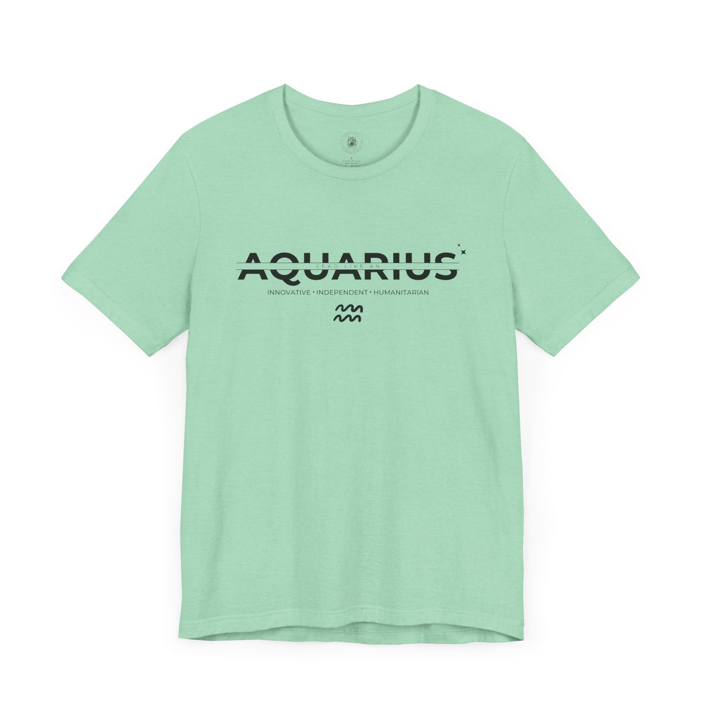 LEAD LIKE an Aquarius #3 - Black on Heather Colors