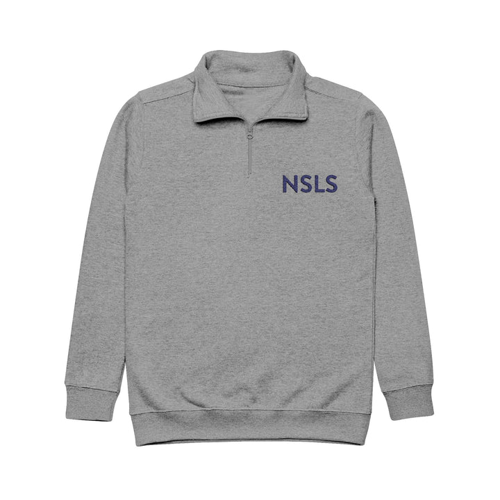Embroidered Fleece Pullover with blue NSLS logo