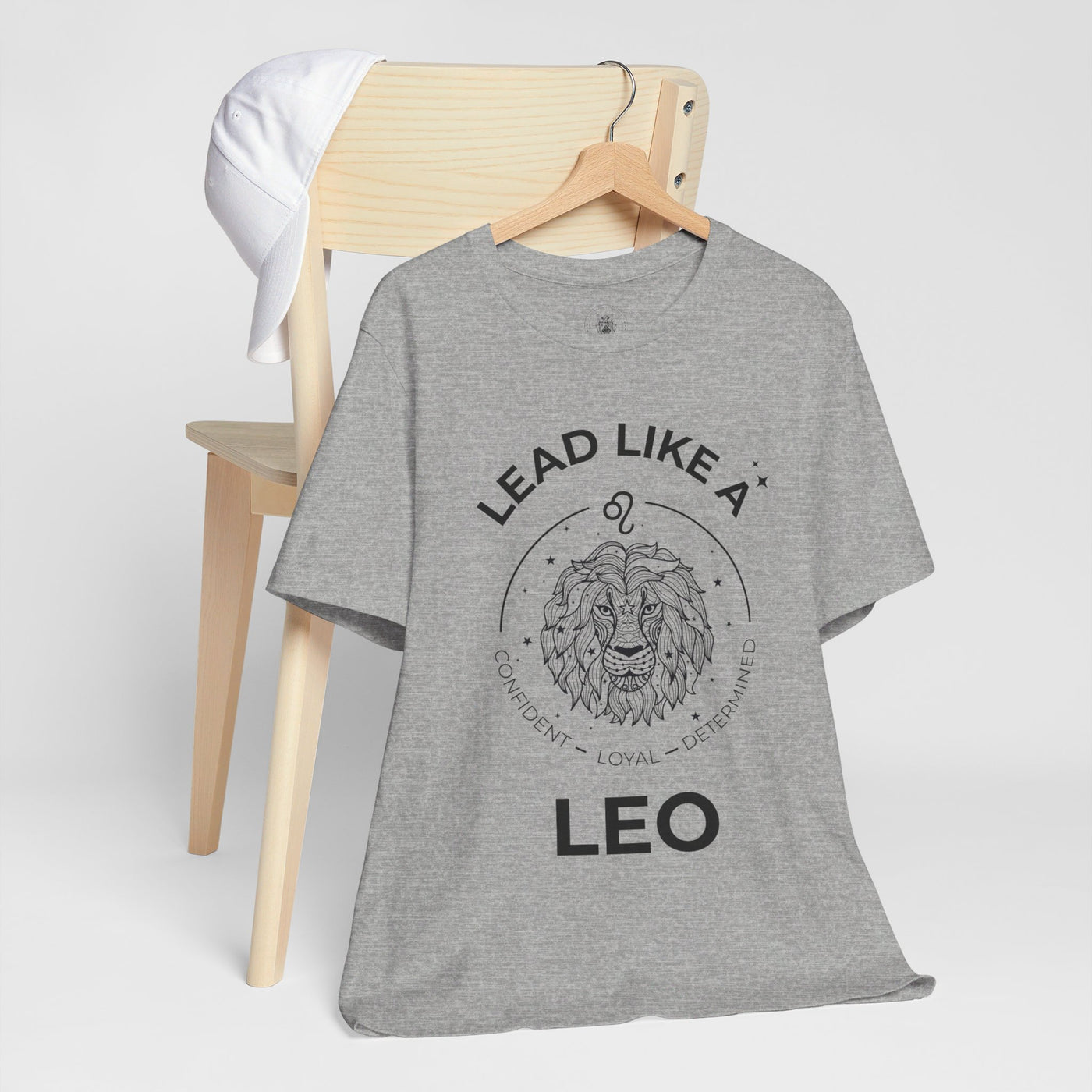 Lead Like a Leo #2 - Black on Heather Colors