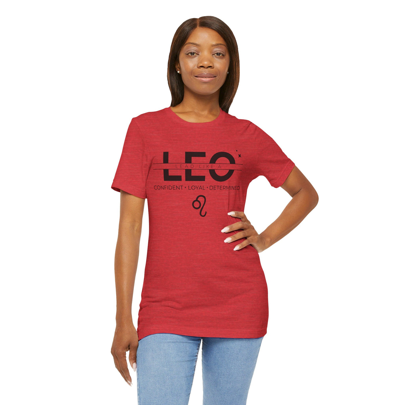 Lead Like a Leo #3 - Black on Heather Colors