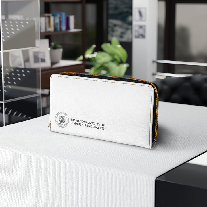 NSLS Zipper Wallet - White