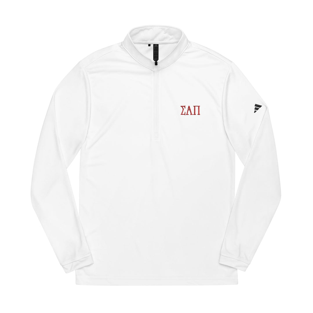 adidas® Embroidered Quarter-Zip Pullover - ΣΑΠ