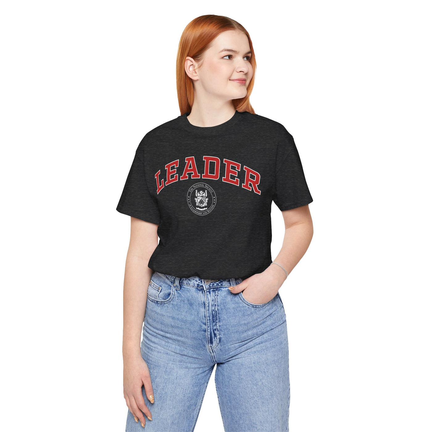 Leader T-Shirt - Red With NSLS Seal