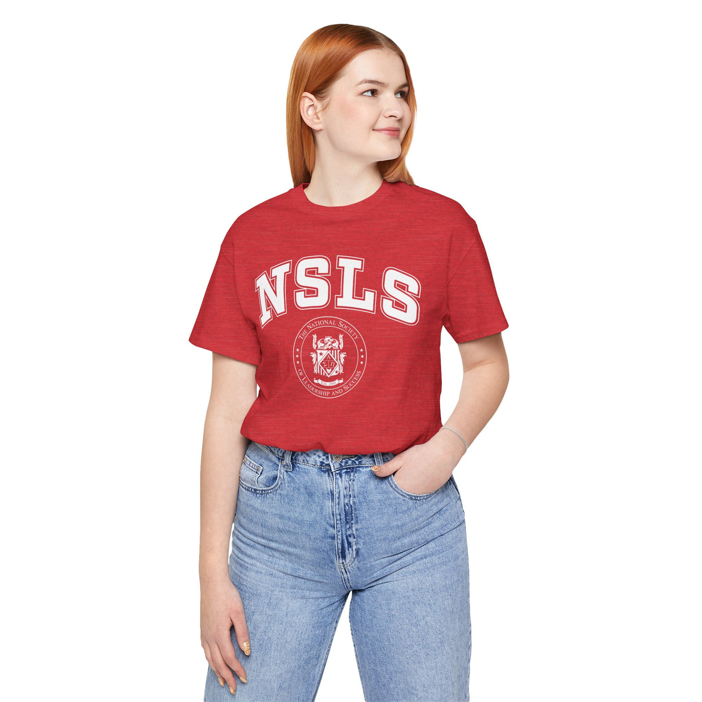 NSLS Vintage Seal T-Shirt - Heather Red