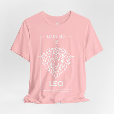 Lead Like a Leo #1 - White on Heather Colors