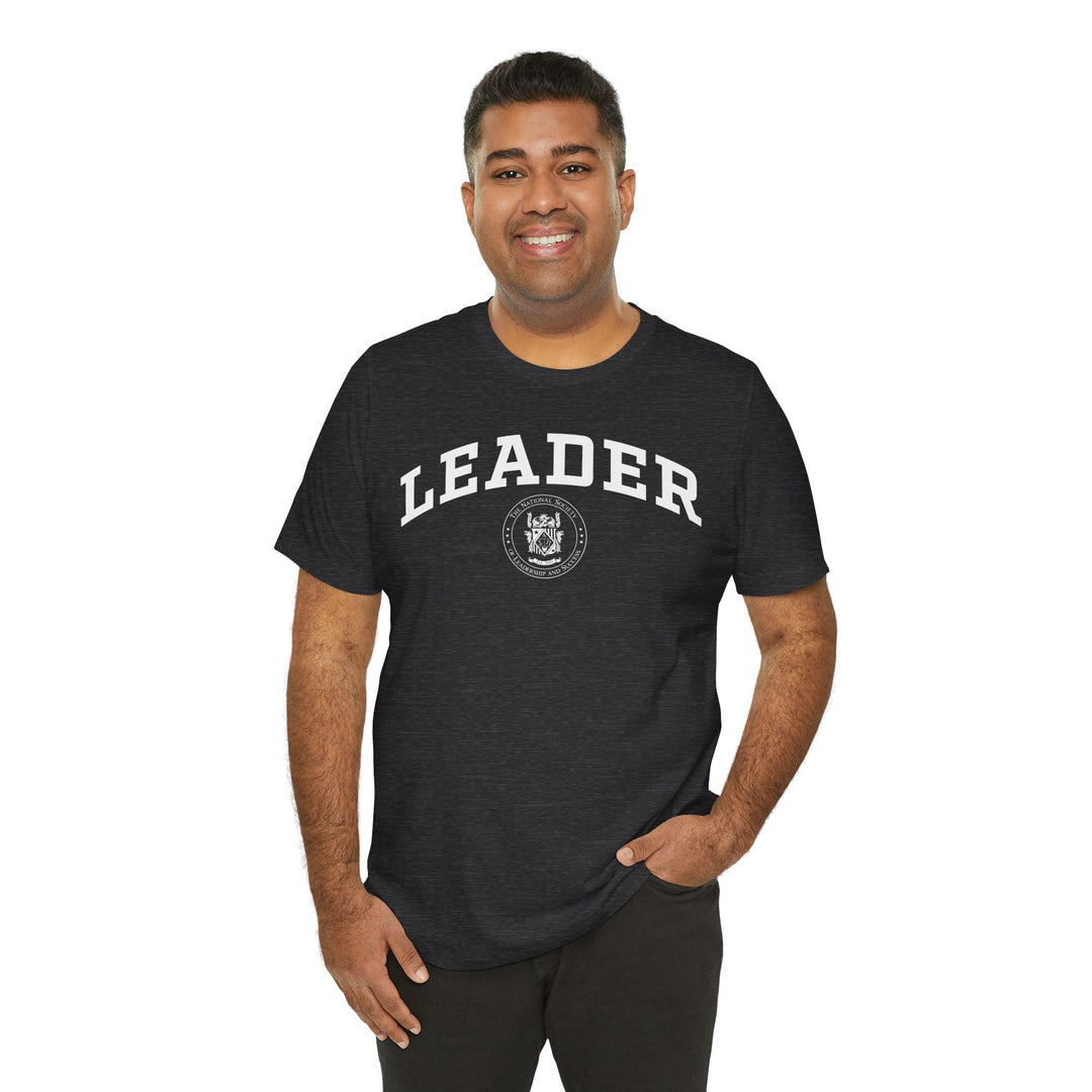 Leader T-Shirt - White With NSLS Seal