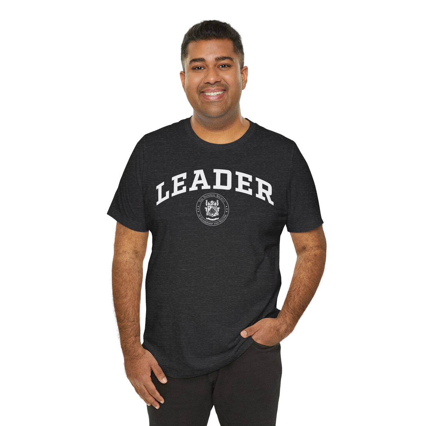 Leader T-Shirt - White With NSLS Seal