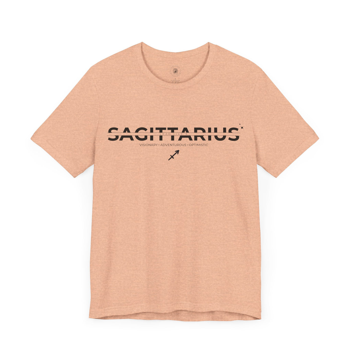 Lead Like a Sagittarius #3 - Black on Heather Colors