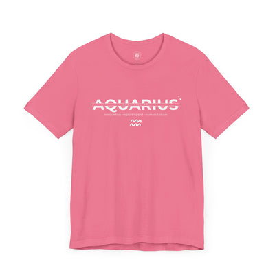 LEAD LIKE an Aquarius #3 - White on Heather Colors