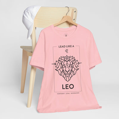 Lead Like a Leo #1 - Black on Heather Colors