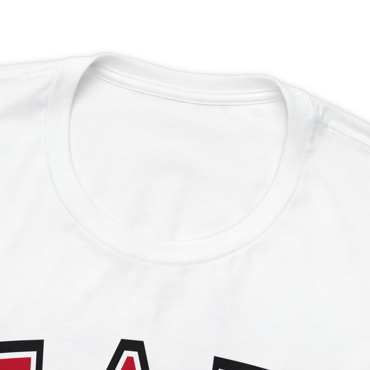SIGMA ALPHA PI TEE - RED ON WHITE