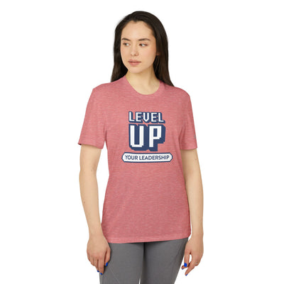 Level Up Your Leadership - adidas® Unisex Sport T-Shirt - Heather Colors