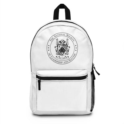 NSLS Logo Backpack - Black on White