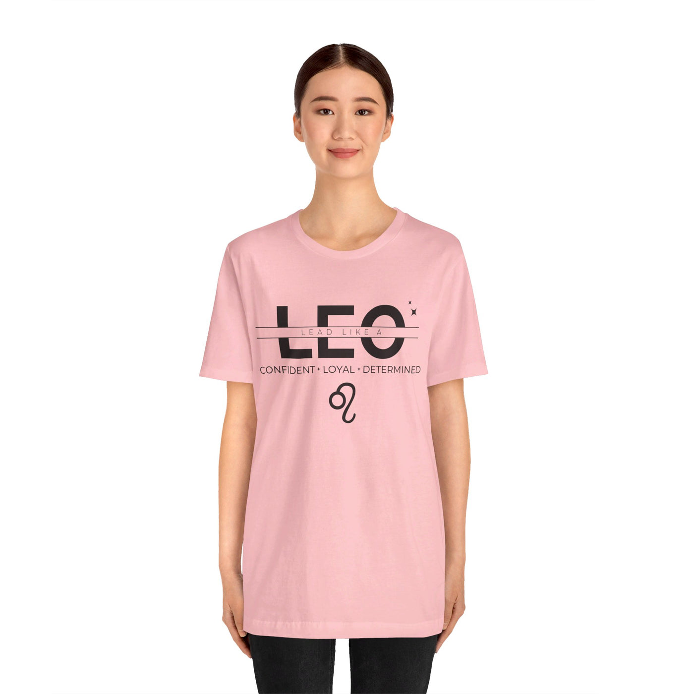 Lead Like a Leo #3 - Black on Heather Colors