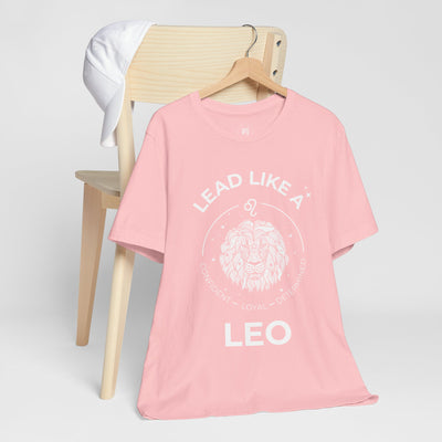 Lead Like a Leo #2 - White on Heather Colors