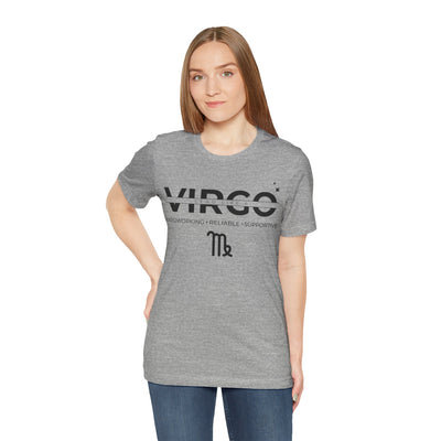 Lead Like a Virgo #3 - Black on Heather Colors