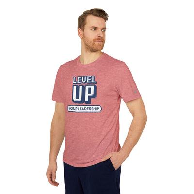 Level Up Your Leadership - adidas® Unisex Sport T-Shirt - Heather Colors