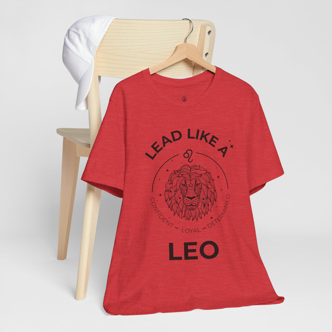 Lead Like a Leo #2 - Black on Heather Colors