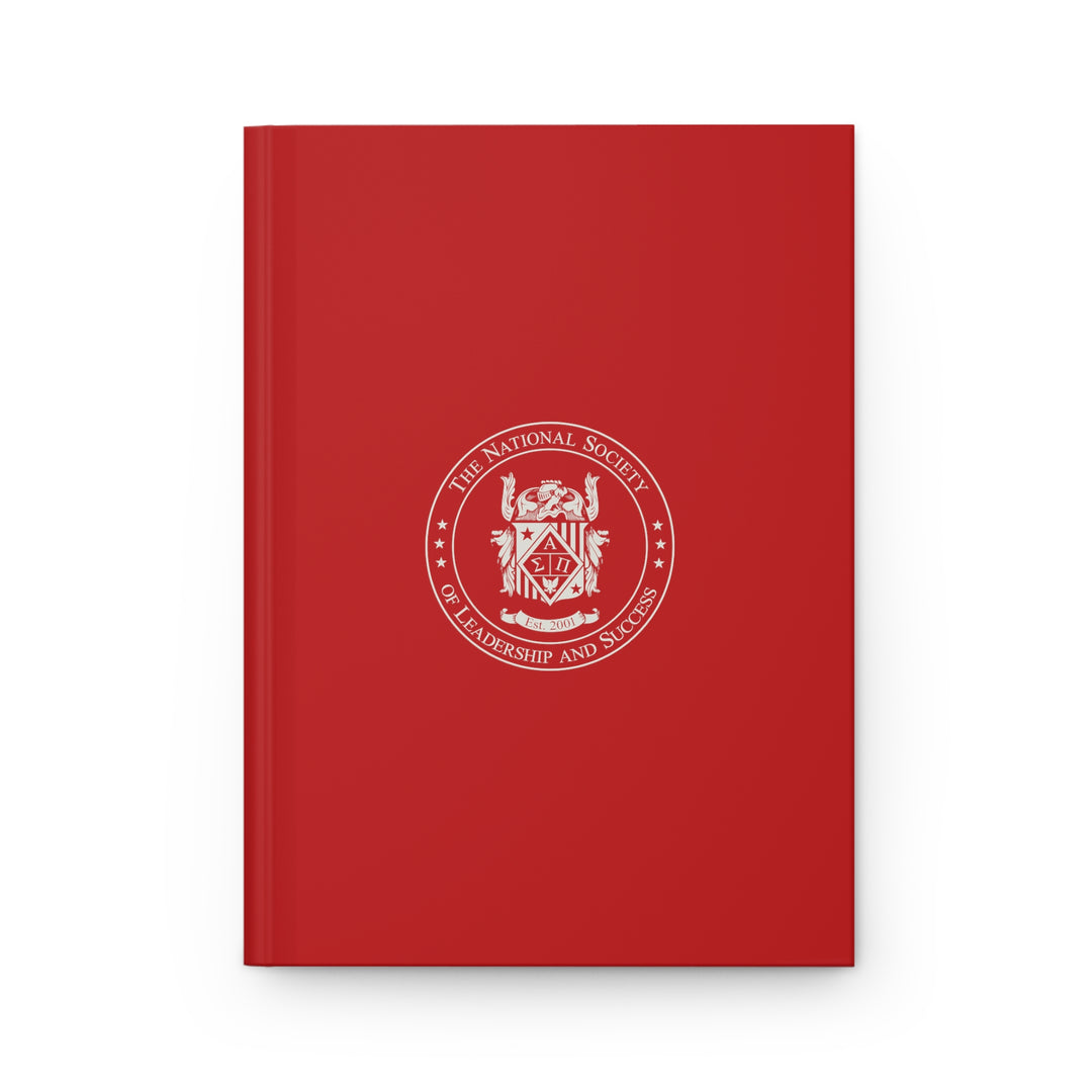 NSLS Seal Hardcover Journal Matte - Red