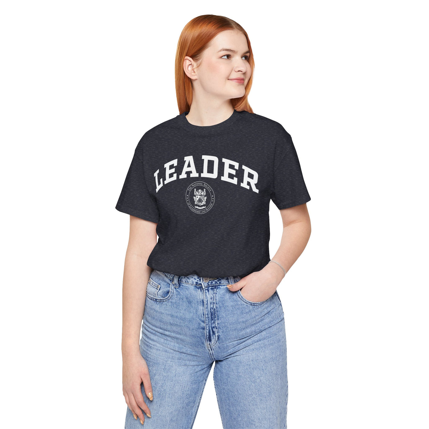 Leader T-Shirt - White With NSLS Seal