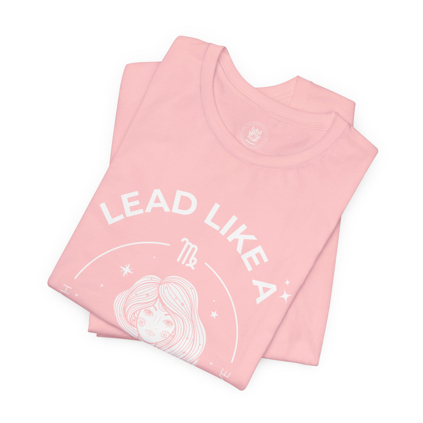 Lead Like a Virgo #2 - White on Heather Colors