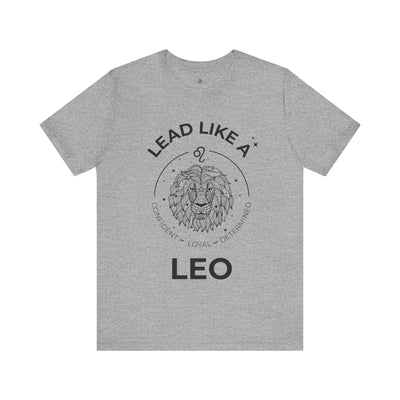 Lead Like a Leo #2 - Black on Heather Colors