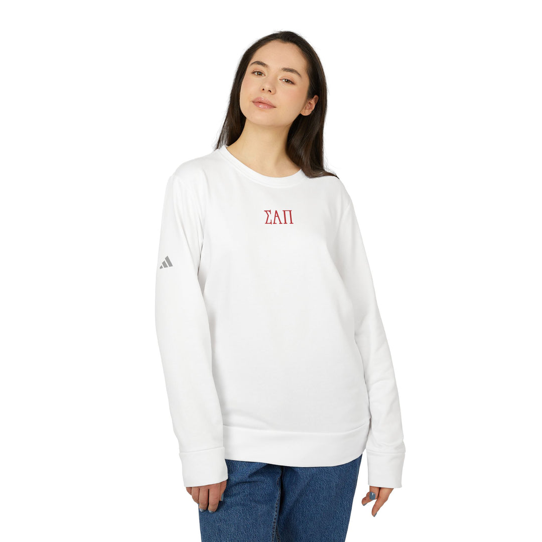 adidas® Unisex Fleece Crewneck Sweatshirt - Red ΣΑΠ
