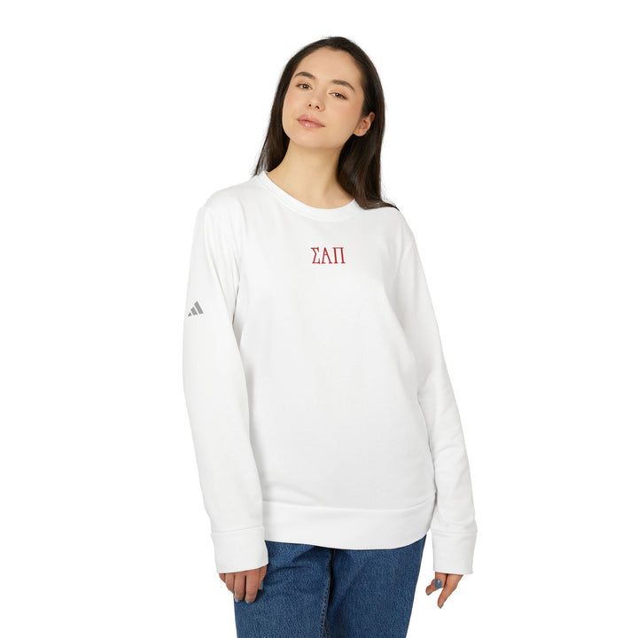 adidas® Unisex Fleece Crewneck Sweatshirt - Red ΣΑΠ