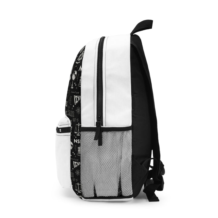 NSLS Pattern Backpack - Black on White Switch