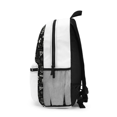 NSLS Pattern Backpack - Black on White Switch