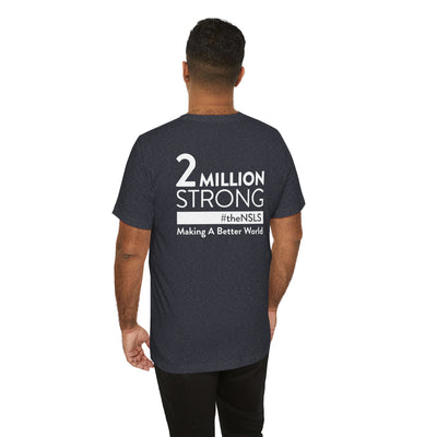 NSLS 2 Millions Strong T-Shirt - White on Heather