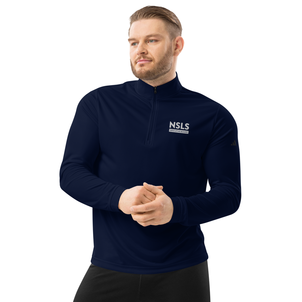 adidas® Quarter zip pullover - NSLS Executive Board - Navy