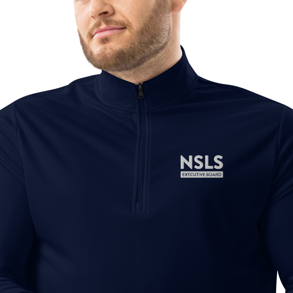 adidas® Quarter zip pullover - NSLS Executive Board - Navy