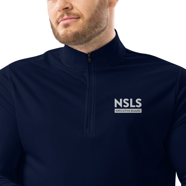 adidas® Quarter zip pullover - NSLS Executive Board - Navy
