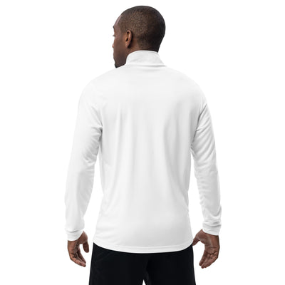 NSLS Alumni Adidas Quarter zip white pullover