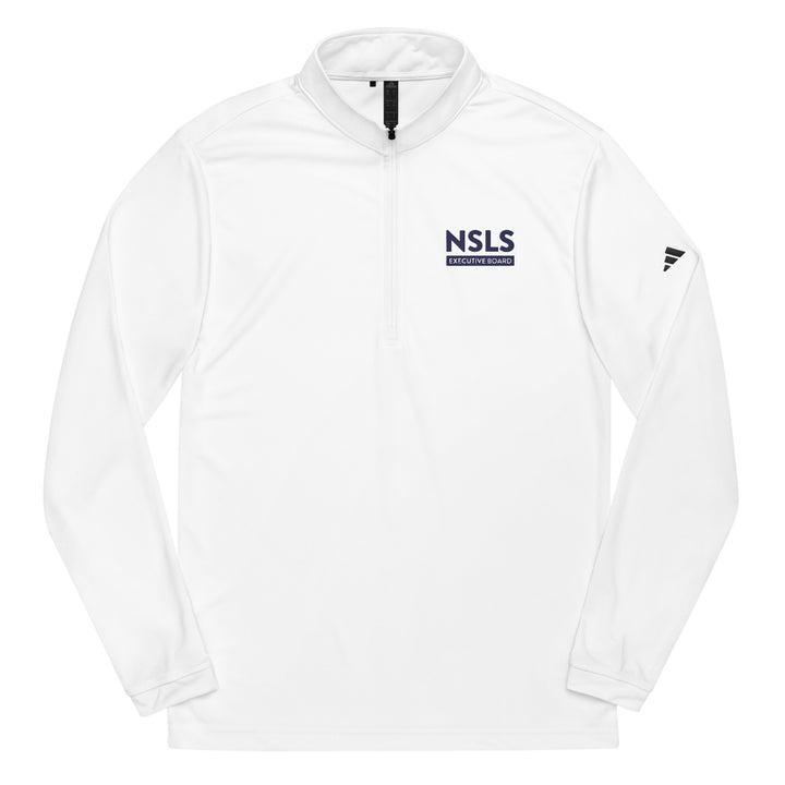 NSLS Executive Board - Adidas® Quarter zip pullover - white