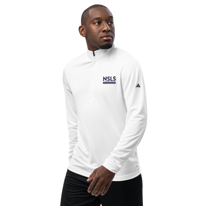 NSLS Executive Board - Adidas® Quarter zip pullover - white