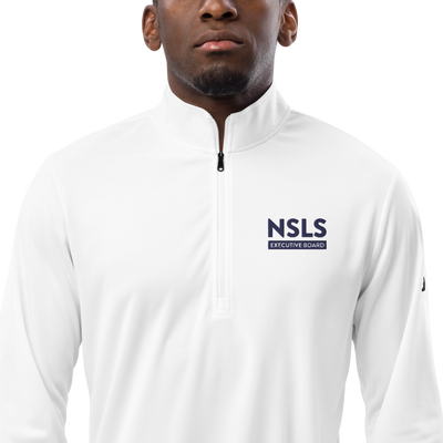 NSLS Executive Board - Adidas Quarter zip pullover - white