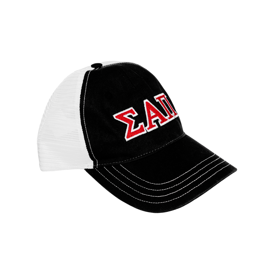 Greek Velcro Back Cap